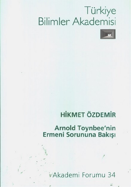 Arnold Toynbee' Nin Ermeni Sorununa Bakışı