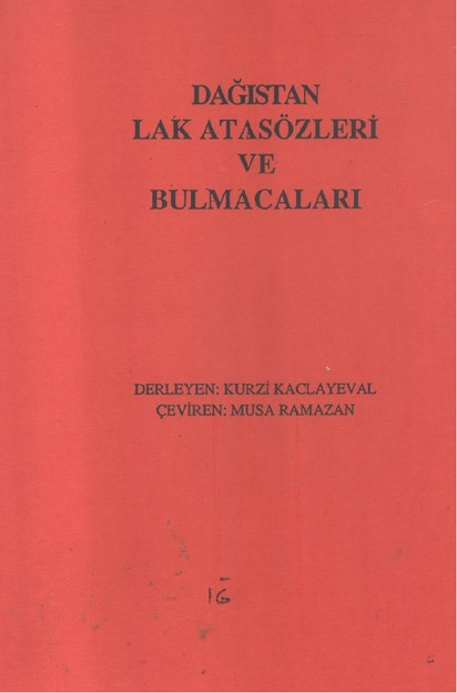 Dağıstan Lak Atasözleri Ve Bulmacaları