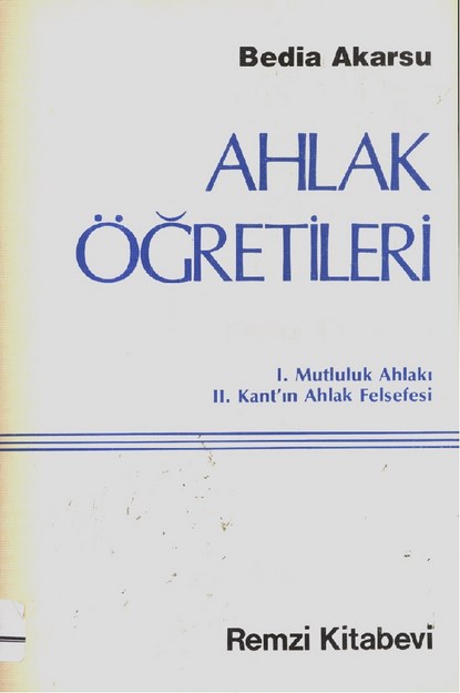 Ahlak Öğretileri