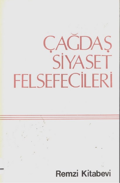 Çağdaş  Siyaset  Felsefecileri
