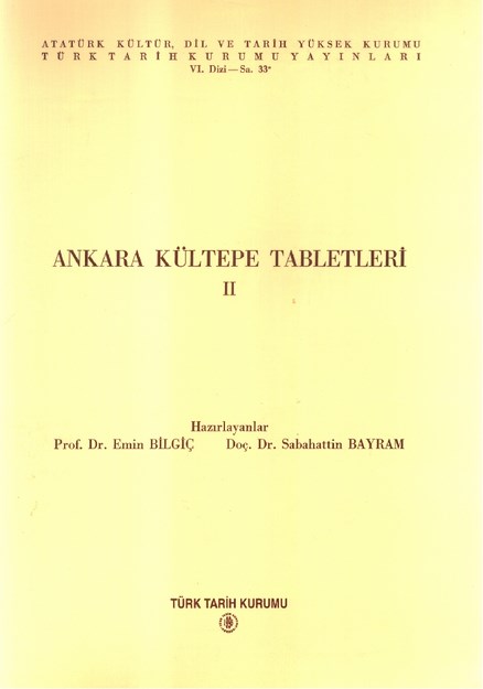 Ankara Kültepe Tabletleri II