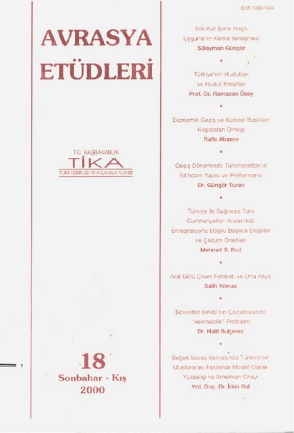 Avrasya Etüdleri Sayı-18