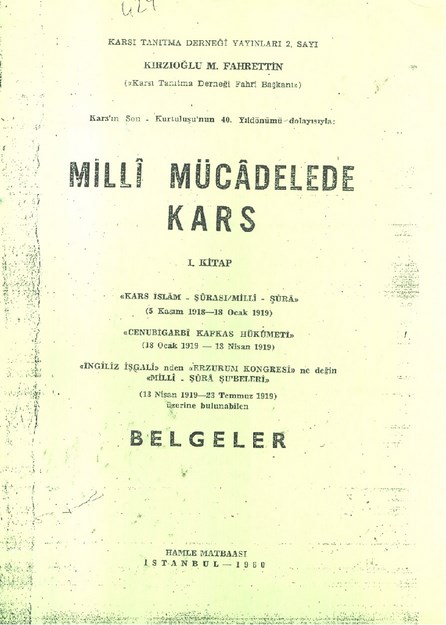 Milli Mücadelede Kars