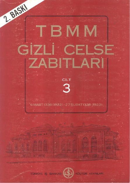 TBMM Gizli Celse Zabıtları Cilt 3