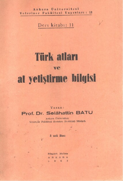 Türk Atları Ve At Yetiştirme Bilgisi