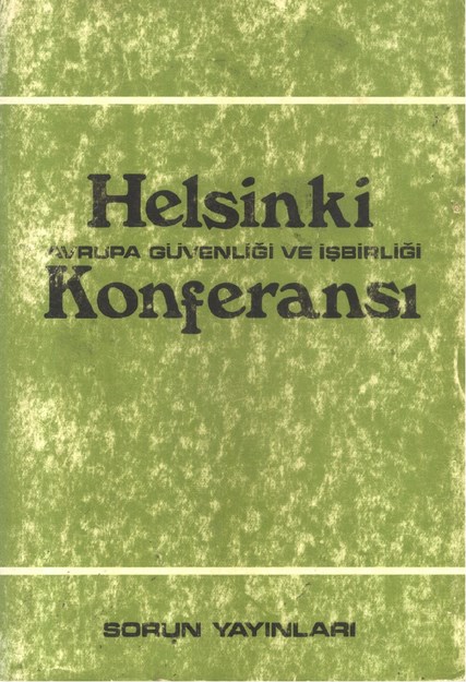 Helsinki Avrupa Güvenliği Ve İşbirliği Konferansı