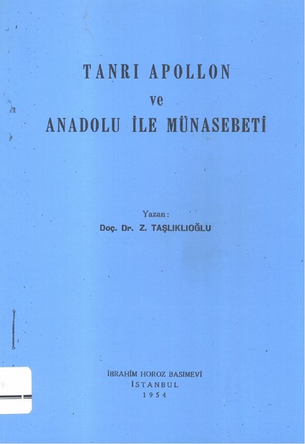 Tanrı Apollon Ve Anadolu İle Münasebetleri