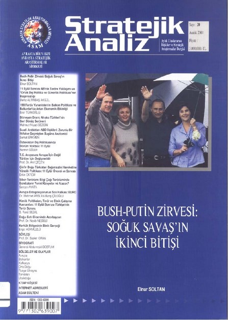 Stratejik Analiz Sayı-20