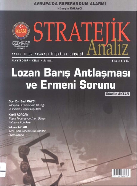 Stratejik Analiz Sayı-61
