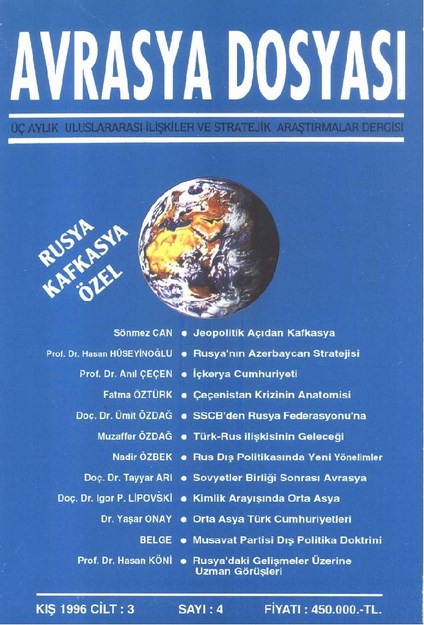 Avrasya Dosyası Sayı-4 Cilt-3