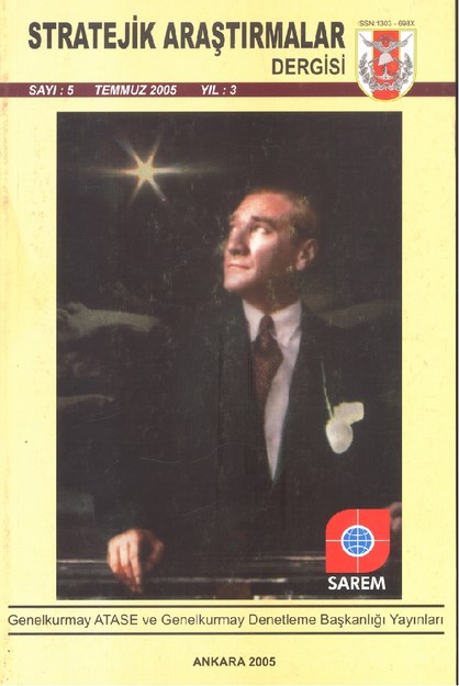 Stratejik Araştırmalar Dergisi Sayı-5