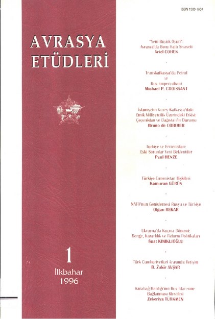 Avrasya Etüdleri Sayı-1