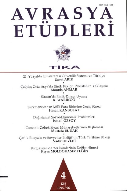 Avrasya Etüdleri Sayı-4