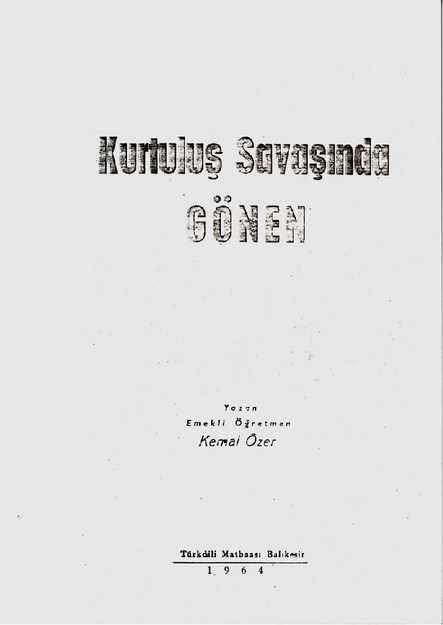 Kurtuluş Savaşında Gönen