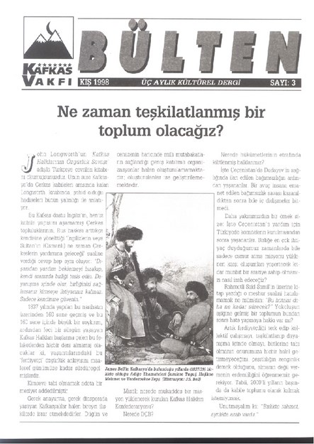Kafkas Vakfı Bülten Sayı-3