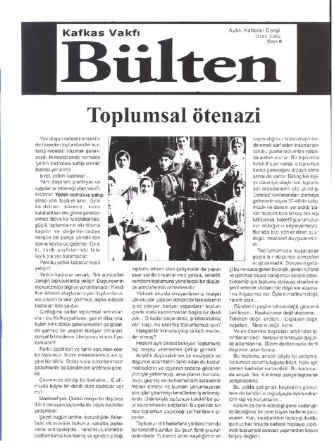 Kafkas Vakfı Bülten Sayı-8