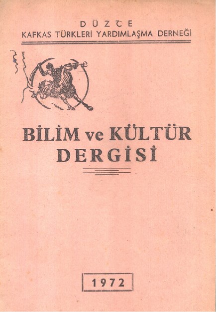 Bilim ve Kültür Dergisi Sayı-7