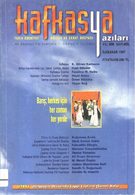 Kafkasya Yazıları Sayı-1