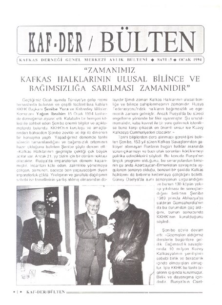 Kaf-Der Bülten Sayı-5