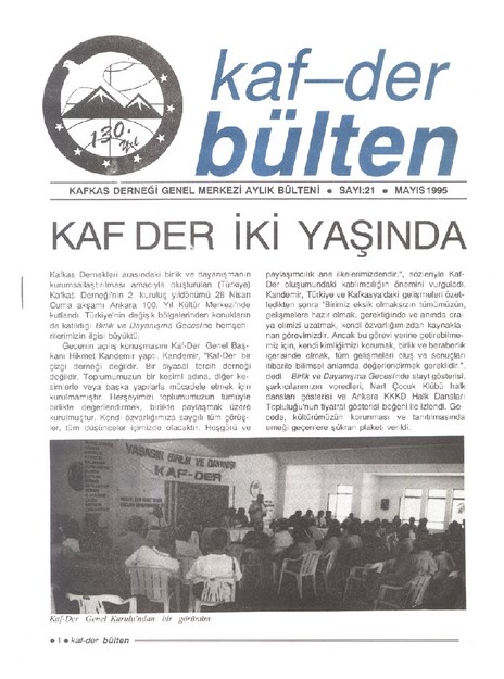Kaf-Der Bülten Sayı-21