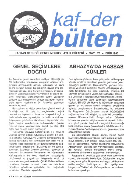 Kaf-Der Bülten Sayı-26