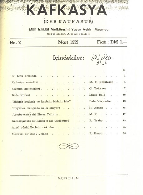 Kafkasya (Der Krakaus) Sayı-8