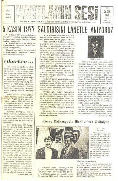 Nartların Sesi Sayı-1