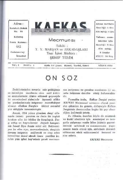KAFKAS MECMUASI