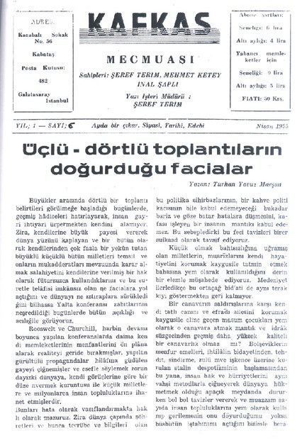 KAFKAS MECMUASI