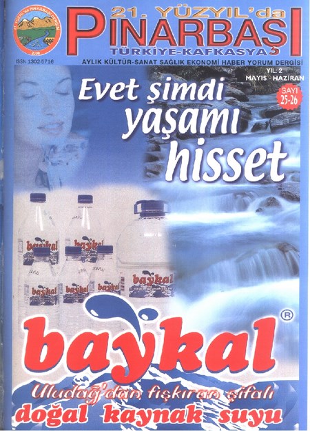 21. YY. DA PINARBAŞI SAYI-25-26