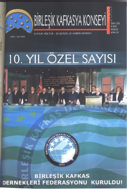Birleşik Kafkasya Konseyi Sayı-39