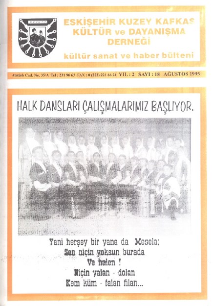 Eskişehir Kültür Sanat Haber Bülteni Sayı-18