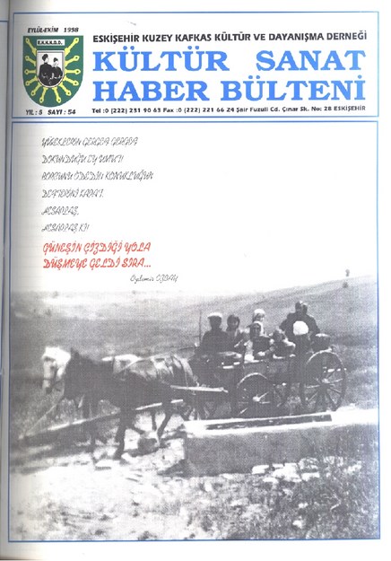 Eskişehir Kültür Sanat Haber Bülteni Sayı-54