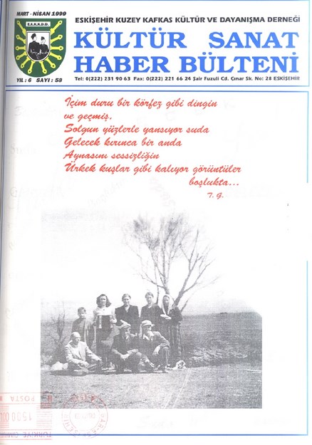 Eskişehir Kültür Sanat Haber Bülteni Sayı-58
