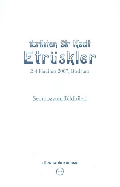 Tarihten Bir Kesit Etrüskler