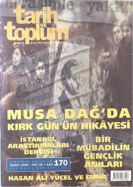 Tarih Ve Toplum Sayı-170