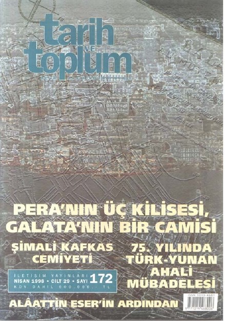 Tarih Ve Toplum Sayı-172