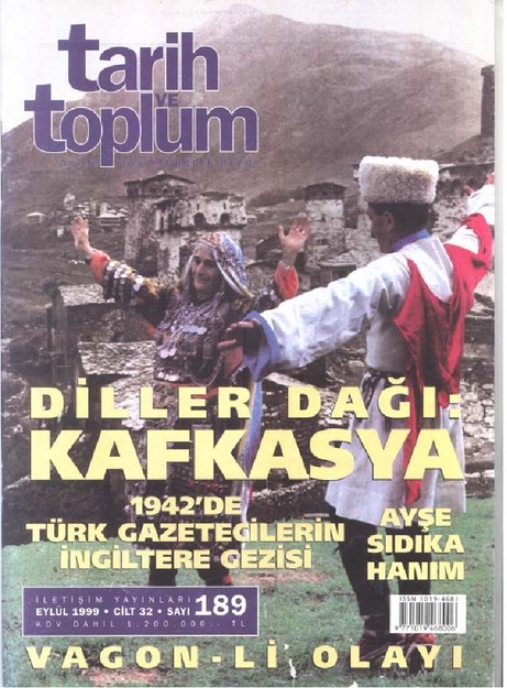 Tarih Ve Toplum Sayı-189