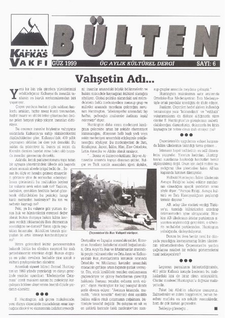 Kafkas Vakfı Bülten Sayı-6