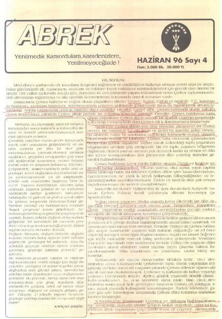 Abrek KBDÜ Sayı-4