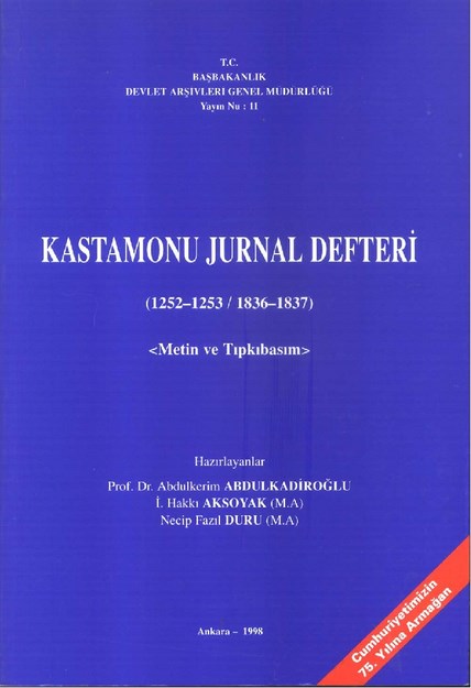 Kastamonu Jurnal Defteri