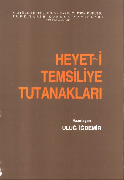 Heyet-İ Temsiliye Tutanakları