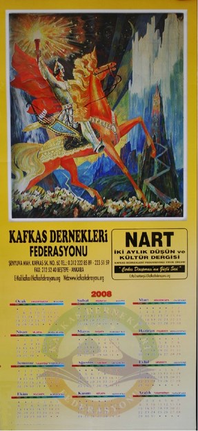 2008 KAFKAS DERNEKLERİ FEDERASYONU TAKVİMİ