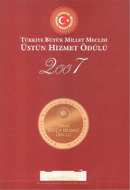T.B.M.M. Üstün Hizmet Ödülü 2007