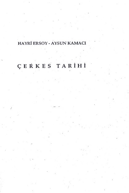Çerkes Tarihi