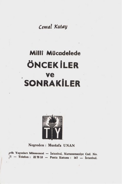Milli Mücadelede Öncekiler Ve Sonrakiler