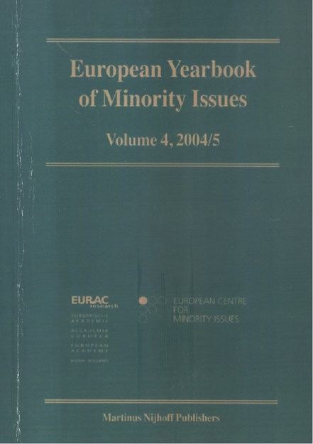 EUROPEAN YEARBOOK OF MINORITY ISSUES - VOLUME 4 2004/5