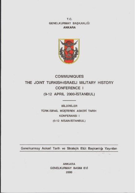 Bildiriler Türk-İsrail Müşterek Askeri Tarih Konferansı