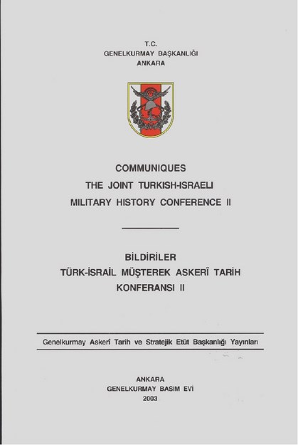 Bildiriler Türk-İsrail Müşterek Askeri Tarih Konferansı II