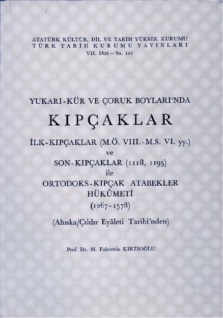 Yukarı Kür Ve Çoruk Boylarında Kıpçaklar